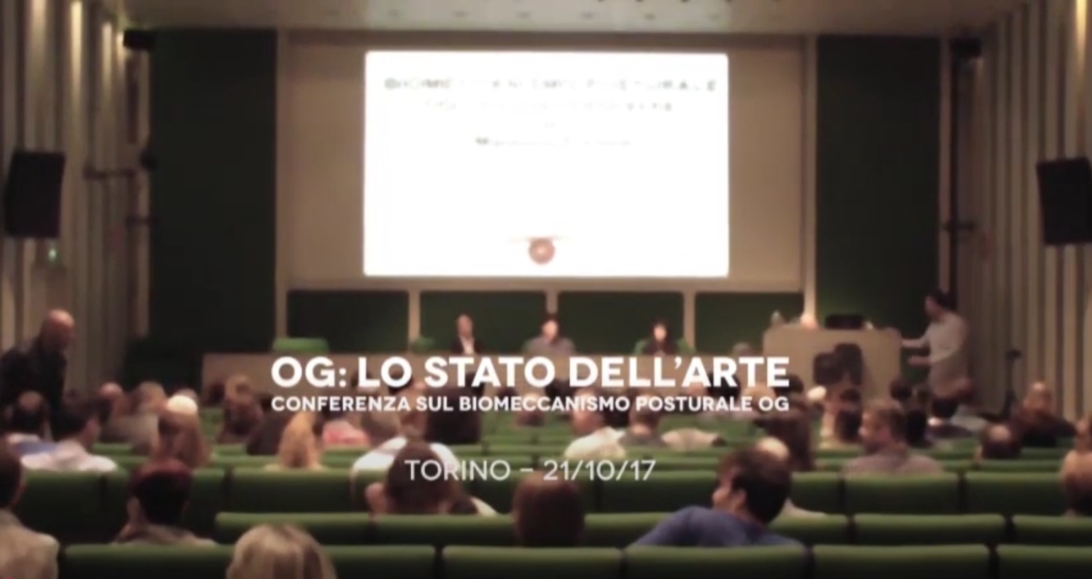 Conferenza sul Biomeccanismo Posturale OG